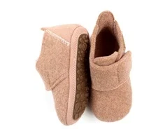 Bisgaard rose hjemmesko med velcro